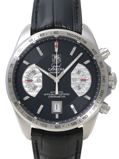 Tag Heuer Grand Carrera Chronograph Calibre 17 RS Mens Wristwatc - Click Image to Close